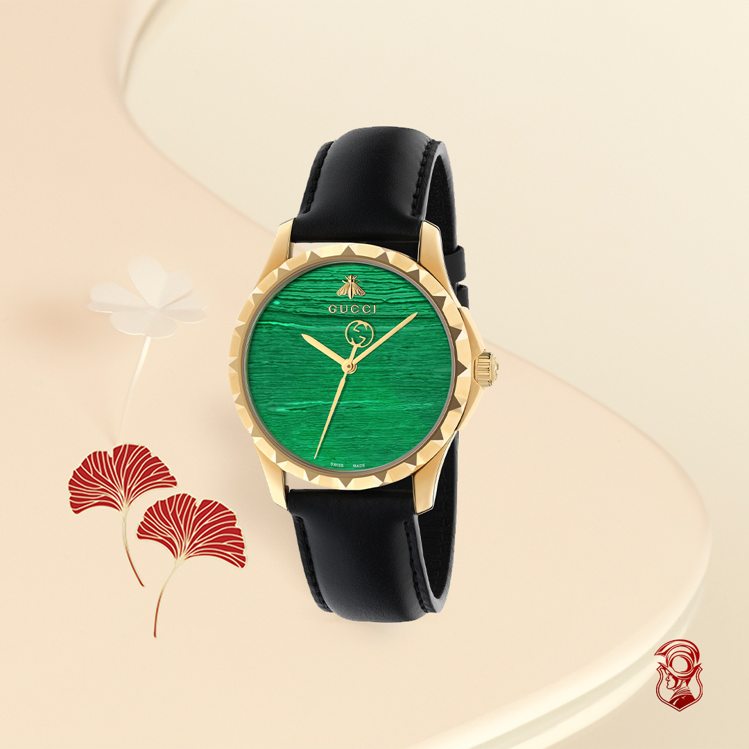 MSP: 102136 Gucci G-timeless Green Watch 27mm 33,350,000