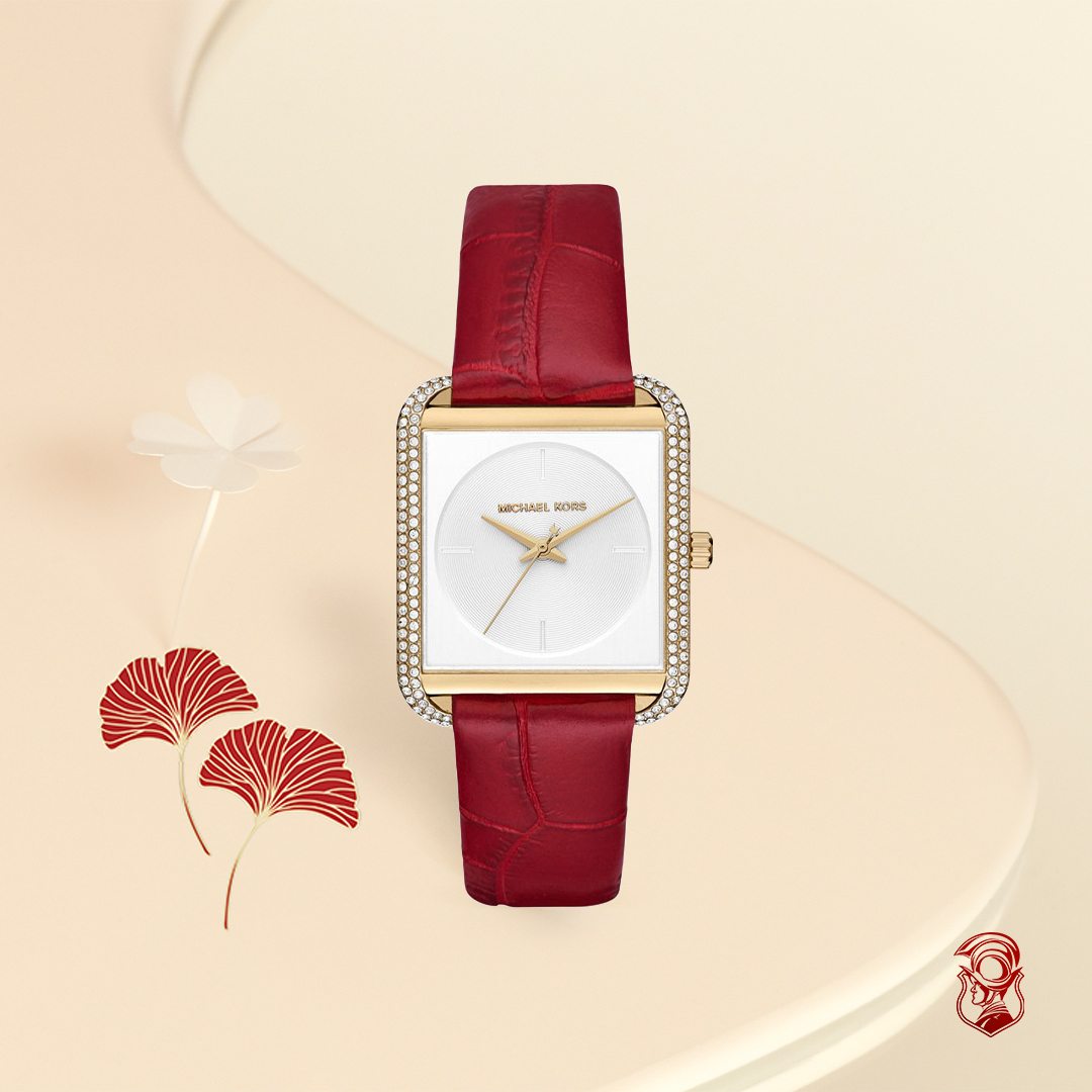 MSP: 71129 Michael Kors Lake Red Watch 32mm 7,230,000