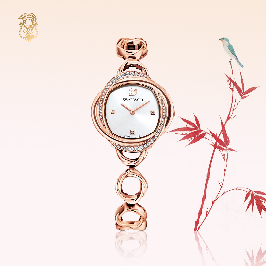 MSP: 94196 Swarovski Crystal Flower Watch 30mm 12,930,000