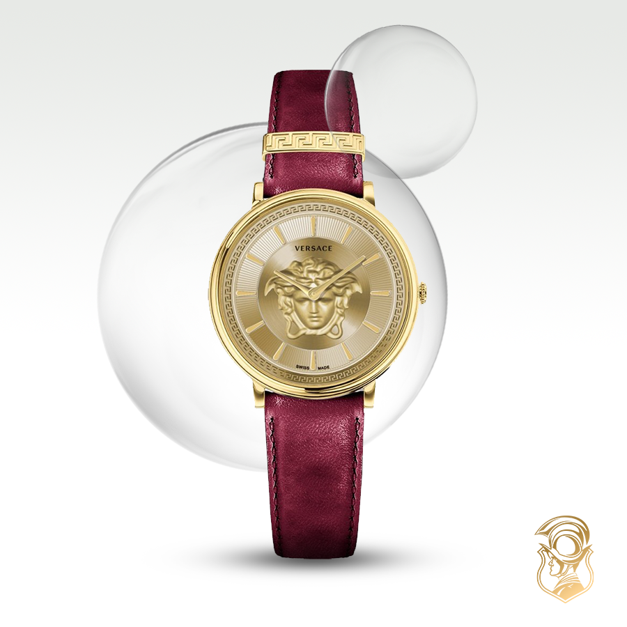  Versace V-Circle Medusa Watch 38mm 