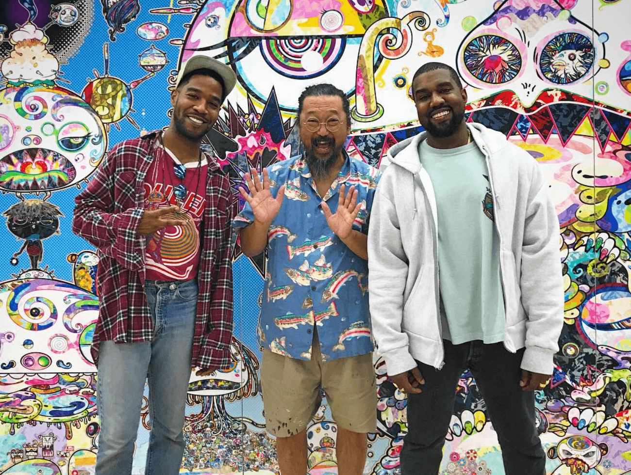 takashi murakami và kanye west