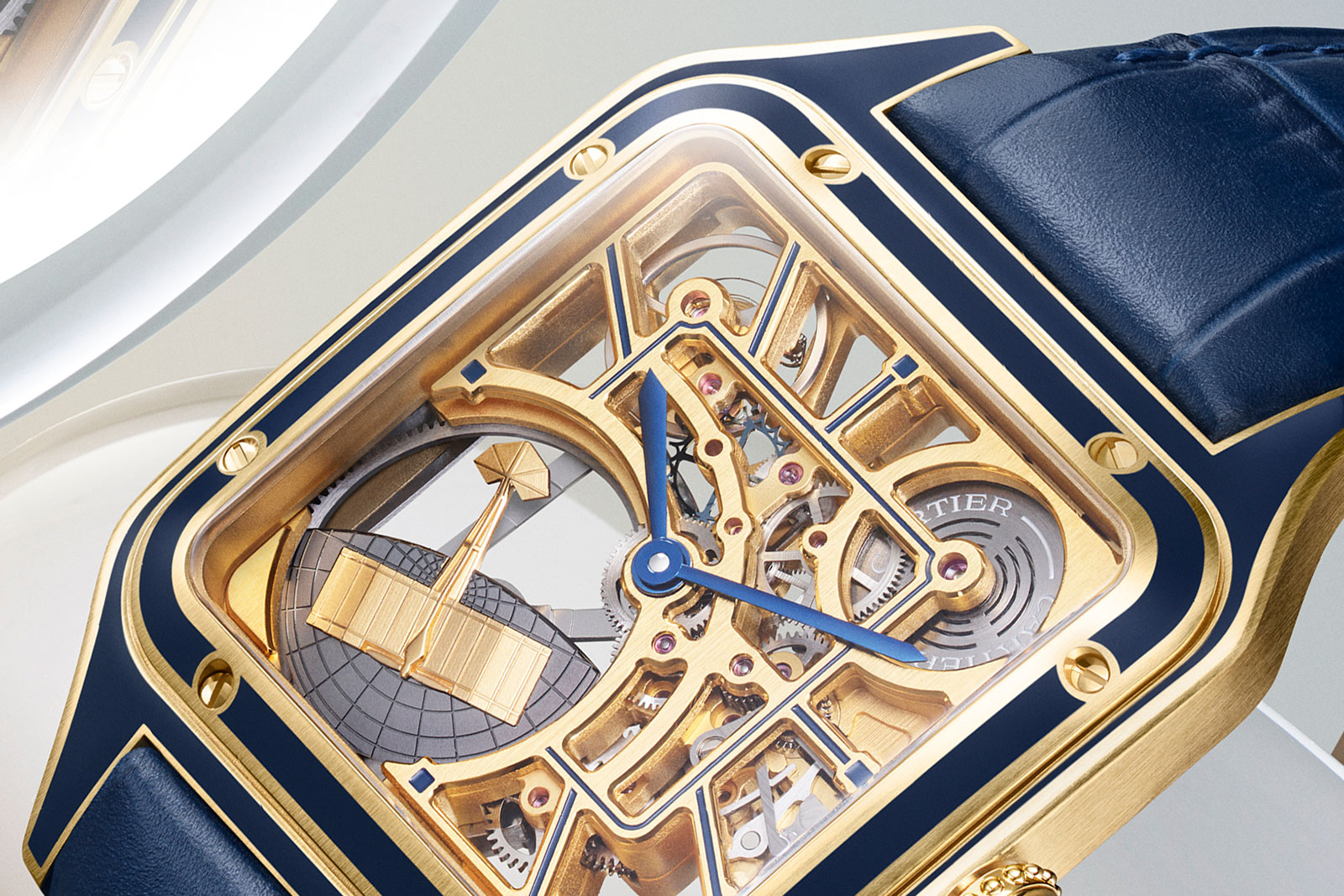 đồng hồ Cartier Santos-Dumont Micro-Rotor Skeleton 2023