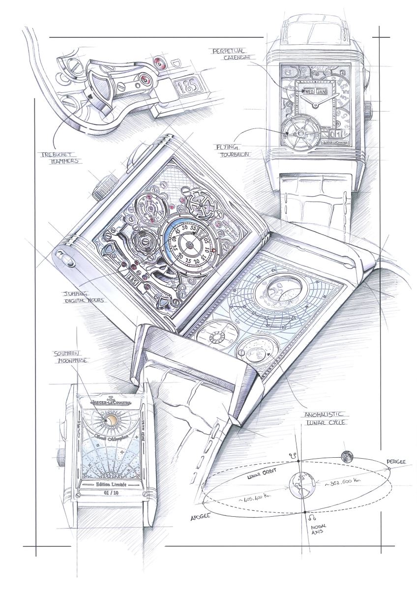 Đồng Hồ Jaeger-LeCoultre Reverso Hybris Mechanica Calibre 185 Quadriptyque