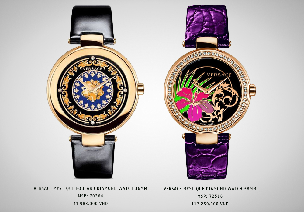 bộ sưu tập đồng hồ VERSACE MYSTIQUE