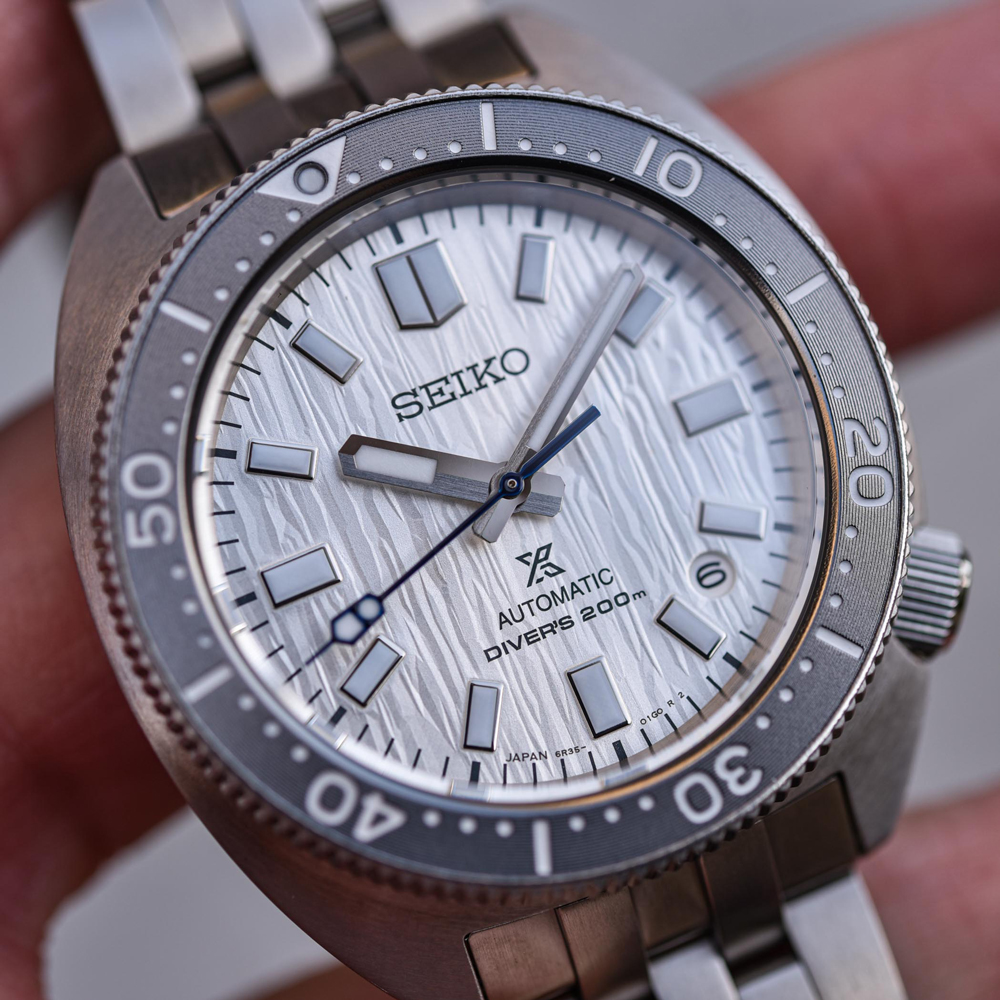 mặt số đồng hồ Seiko Prospex Save the Ocean sứ mệnh bảo vệ đại dương