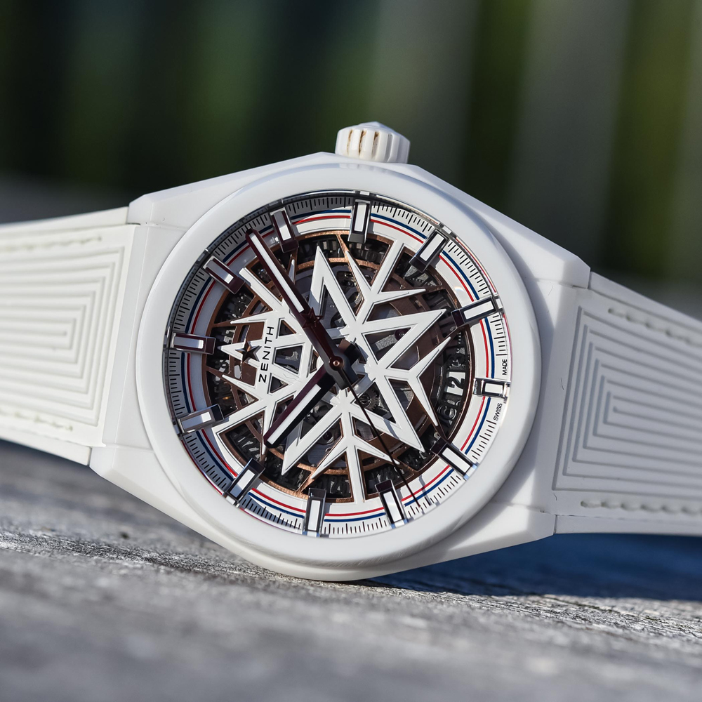 Đồng hồ Zenith Defy Classic skeleton Fusalp white ceramic